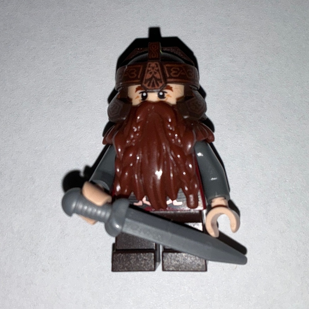 LEGO® The Lord of the Rings Gimli Minifigure Eyelids Dwarf
